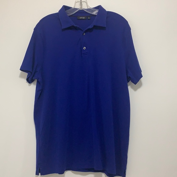 Men’s Blue Polo Shirt - Picture 2 of 8
